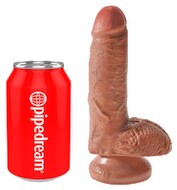 DIldo "7" Cock with Balls", 17,8 cm