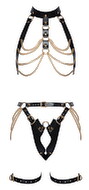 Harness-Set aus Leder