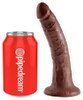 Naturdildo 7" Cock mit Saugfuß