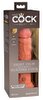 Naturdildo „8“ Dual Density Silicone Cock“ mit extra starkem Saugfuß