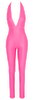 Overall plus Riostring, stylischer Mattlook in Hotpink