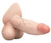 Naturdildo „slipskin girthy“ mit Saugfuß