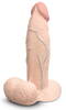 Naturdildo „slipskin girthy“ mit Saugfuß