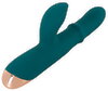 Rabbitvibrator mit Massagering & Klopf-Funktion