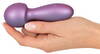 Massagestab „Flexible Mini Wand“ im Metallic-Glossy-Look