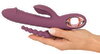 Rabbitvibrator „Slim Triple Plum“ mit Anal-Stimulator