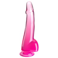 Naturdildo „10“-Cock with Balls“ mit Saugfuß, extralang