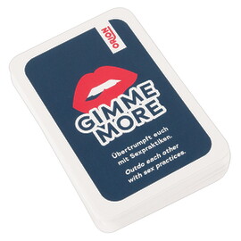 Kartenspiel „Gimme More“ mit Sex-Praktiken