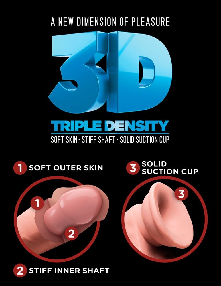 Dildo „Triple Density Cock 7,5“, 22,9 cm