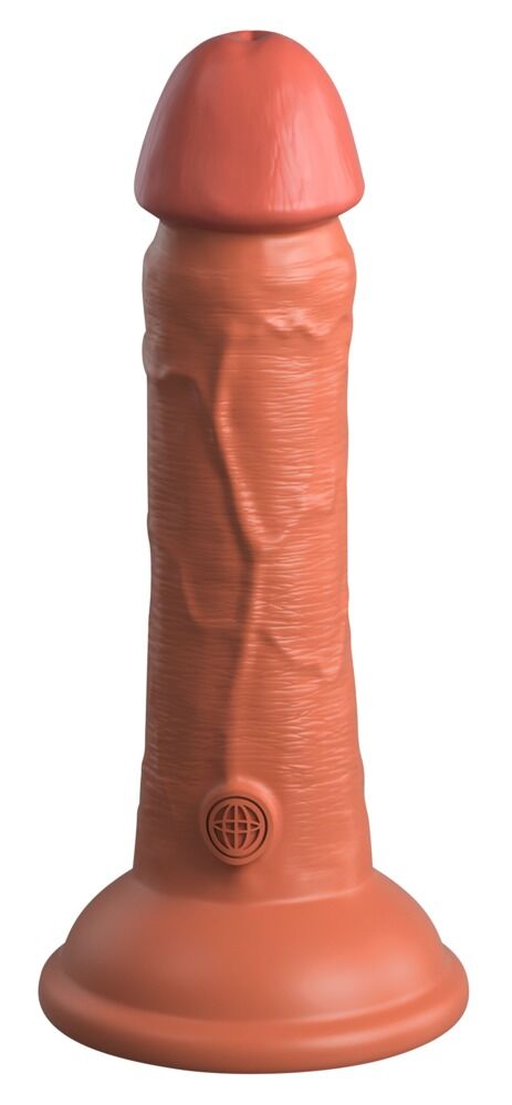 Naturdildo „6“ Dual Density Silicone Cock“ mit extra starkem Saugfuß