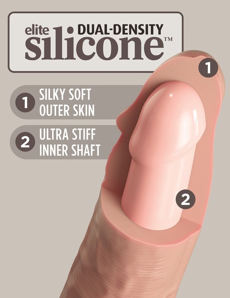 Umschnalldildo "Deluxe Silicone Body Dock Kit", verstellbar