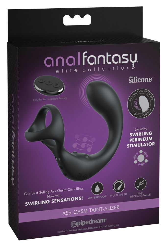 Prostata-Vibrator „Ass-Gasm Taint-Alizer“ mit Swirling Perineum Stimulator