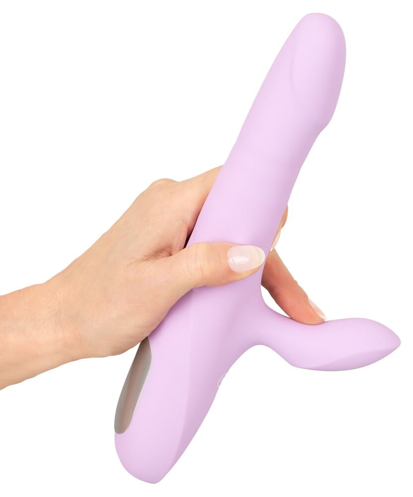 Rabbitvibrator „Thrusting Pearl“ mit Stoßfunktion und Perlen-Rotation