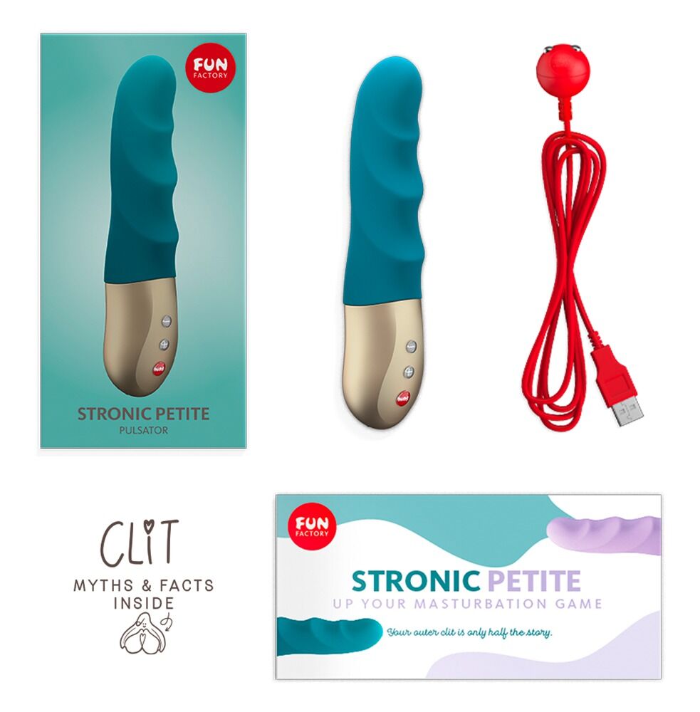 Vibrator „Stronic Petite“ mit pulsierender Stoßfunktion in 5 Geschwindigkeiten und 3 Rhythmen