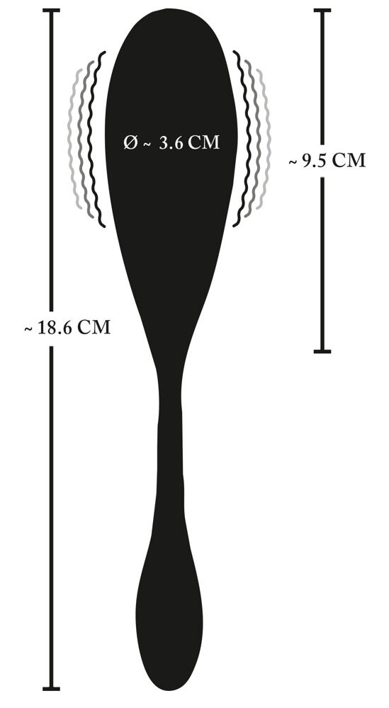 Reizstrom-Liebeskugel mit Fernbedienung