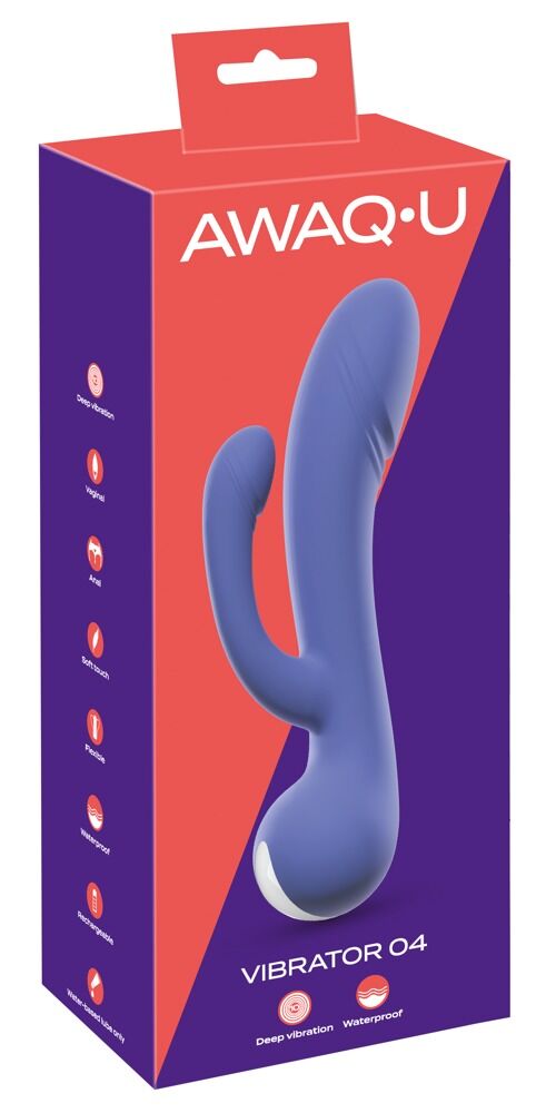 „AWAQ.U Vibrator 4“ mit Analstimulator