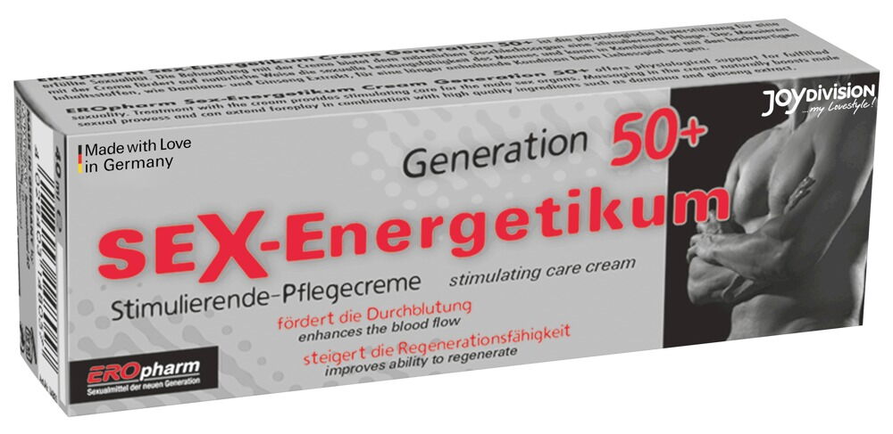 Creme „Sex-Energetikum“, durchblutungsfördernd