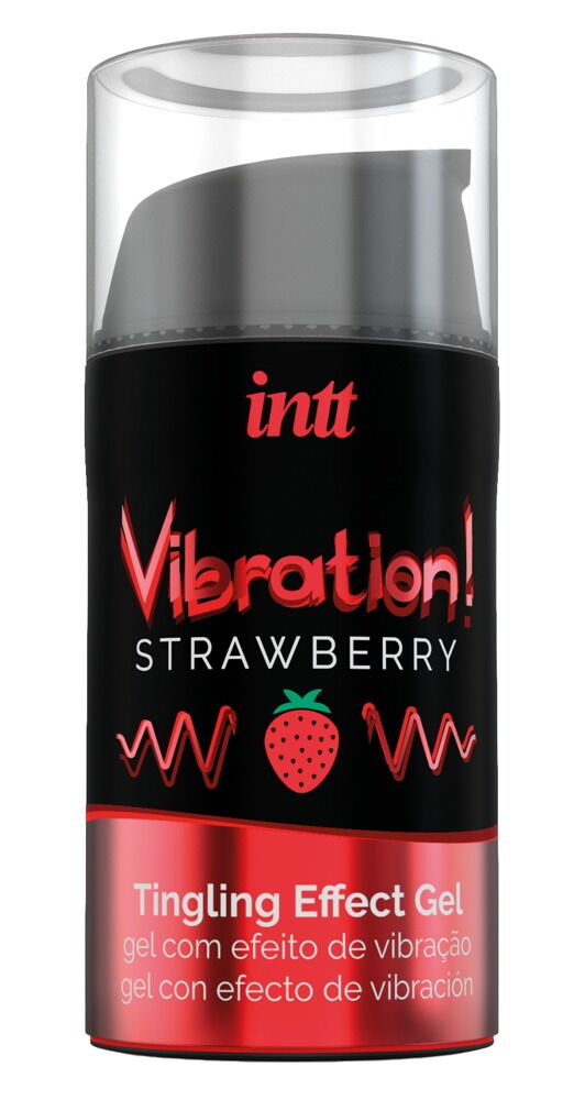 Stimulationsgel „Vibration! Strawberry“ für Sie und Ihn