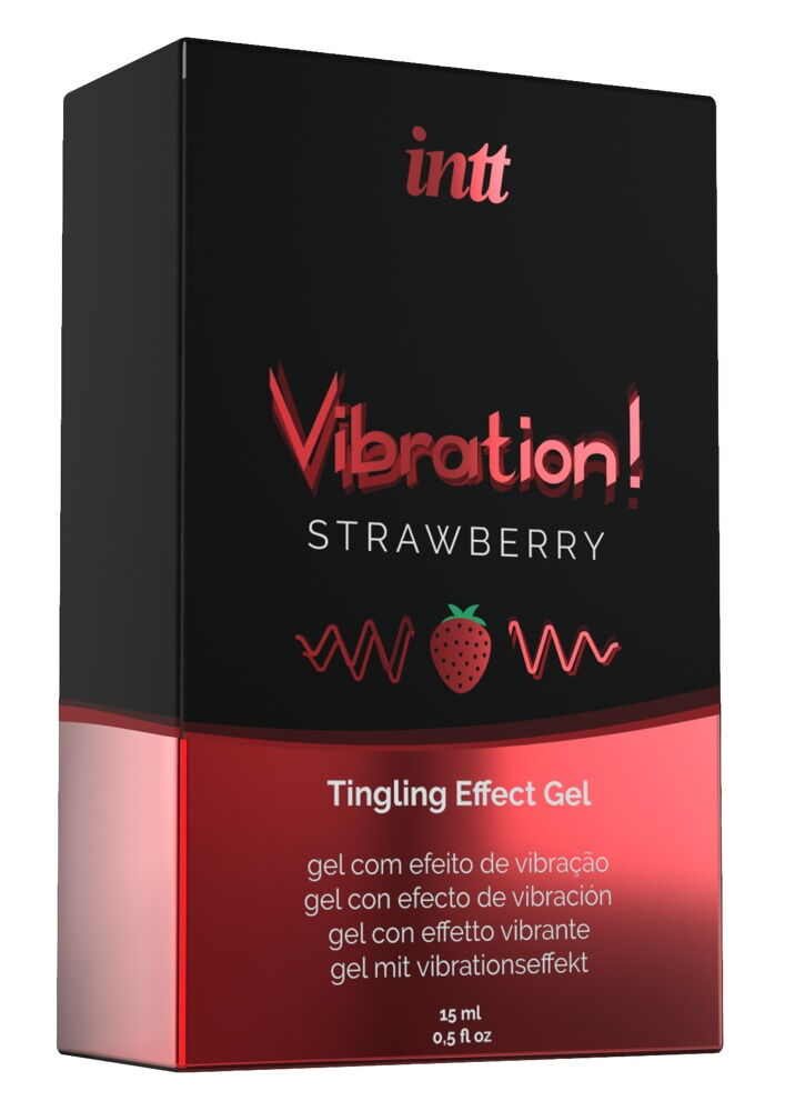 Stimulationsgel „Vibration! Strawberry“ für Sie und Ihn