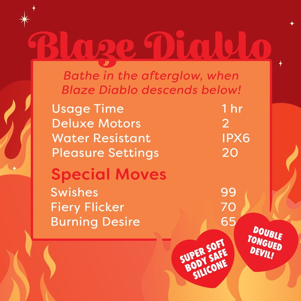 Auflegevibrator „Blaze Diablo“ im niedlichen Einhorn-Design