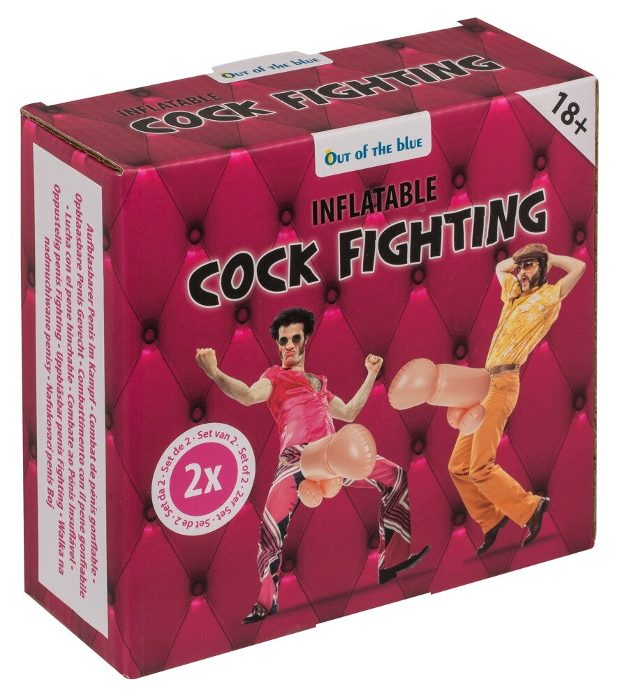 Partyspiel „Cock Fighting“ für 2 Spieler:innen (plus Gäste)