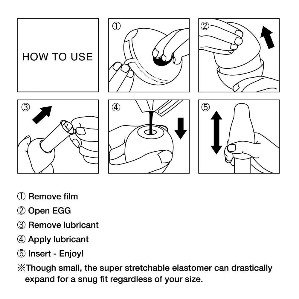 Masturbator „Egg Tornado“ mit Spiralrillen-Stimulationsstruktur