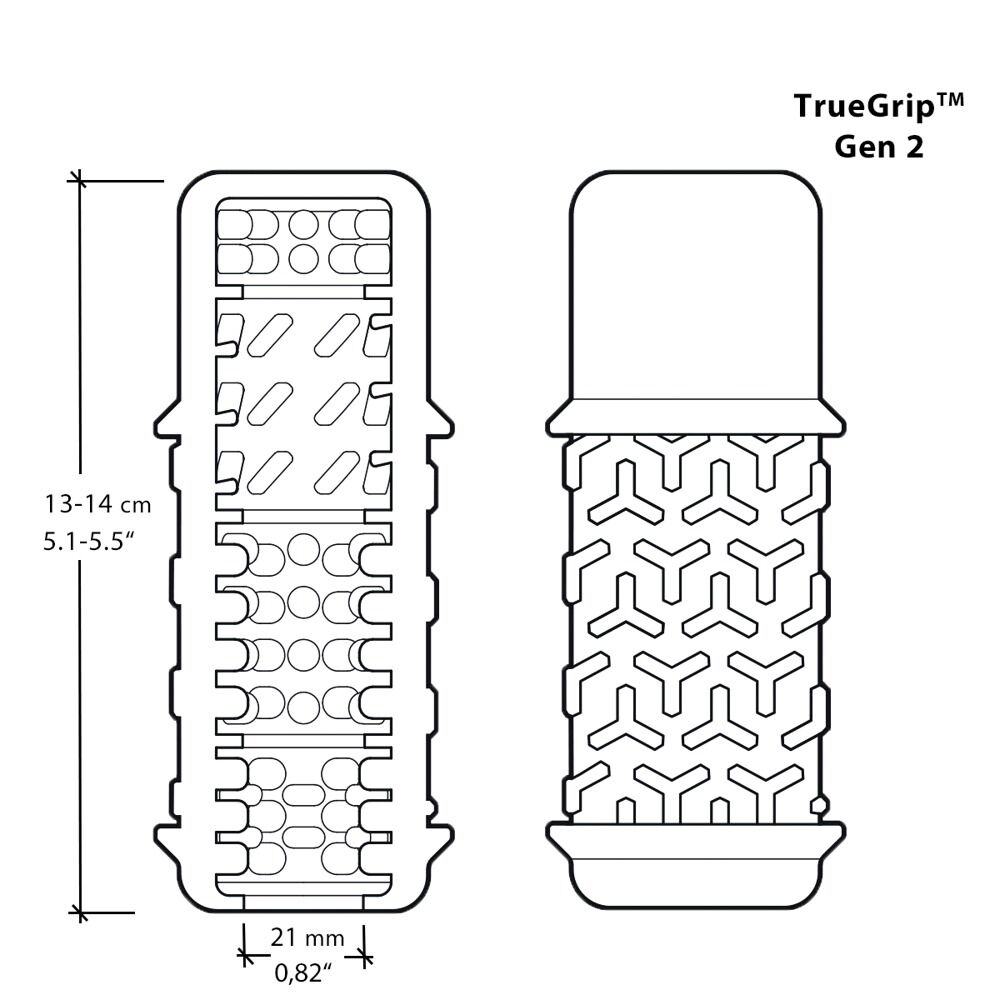 Ersatzsleeve „TrueGrip Gen 2 Sleeve“ für Masturbator The Handy