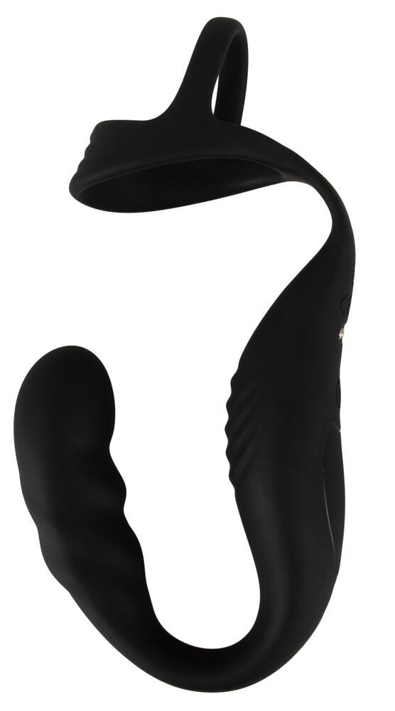 Prostata-Vibrator mit Perineum-Vibrator und Penis-/Hodenring