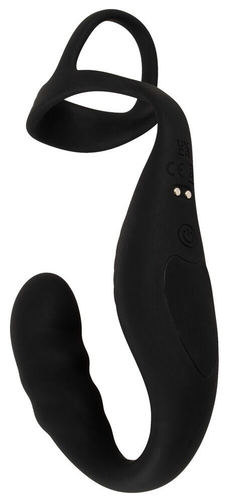 Prostata-Vibrator mit Perineum-Vibrator und Penis-/Hodenring