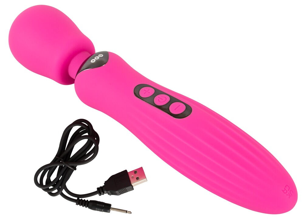 Massagestab „Wand-Vibrator“ mit beweglichem Massagekopf