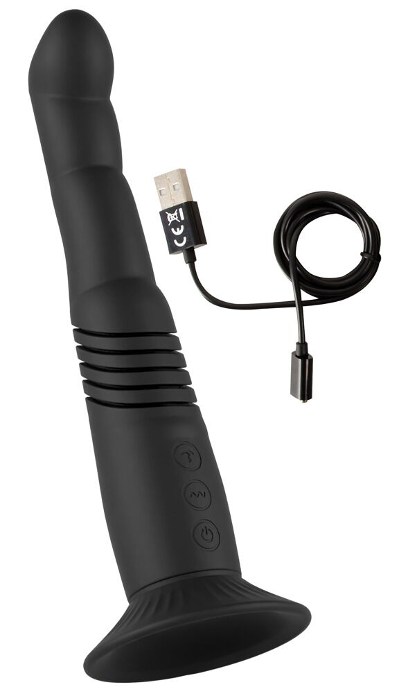 Stoßvibrator „G and P-Spot“ mit abschraubbarem Saugfuß