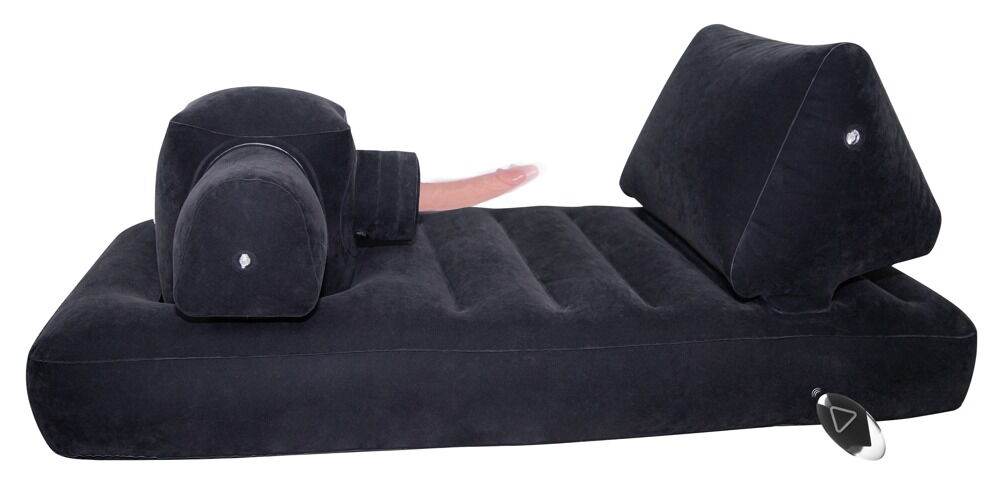 Sexmaschine „Velvet Luxury Bed“ inklusive 2 Naturvibratoren