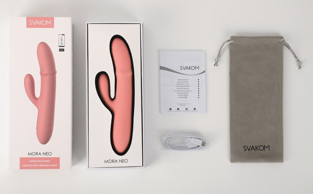 Rabbitvibrator „Mora Neo“ mit beweglichem Massagering