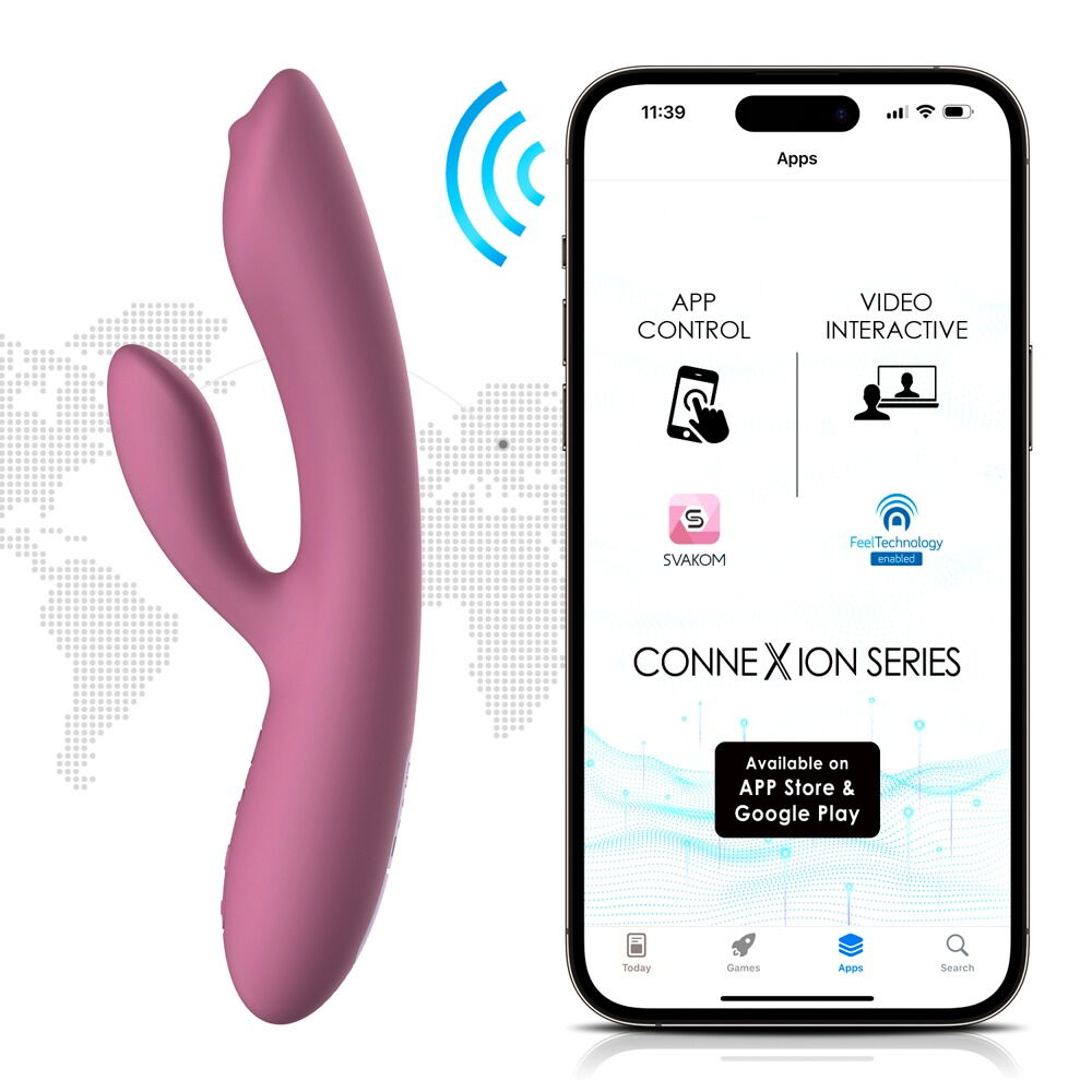 Rabbitvibrator „Trysta Neo“ mit beweglicher G-Punkt-Massagekugel