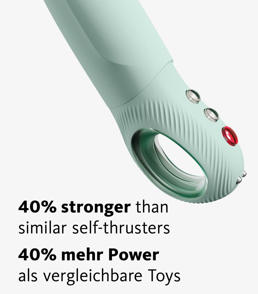 Stoßvibrator „Stronic G Forte“ mit G-Punkt-Spitze